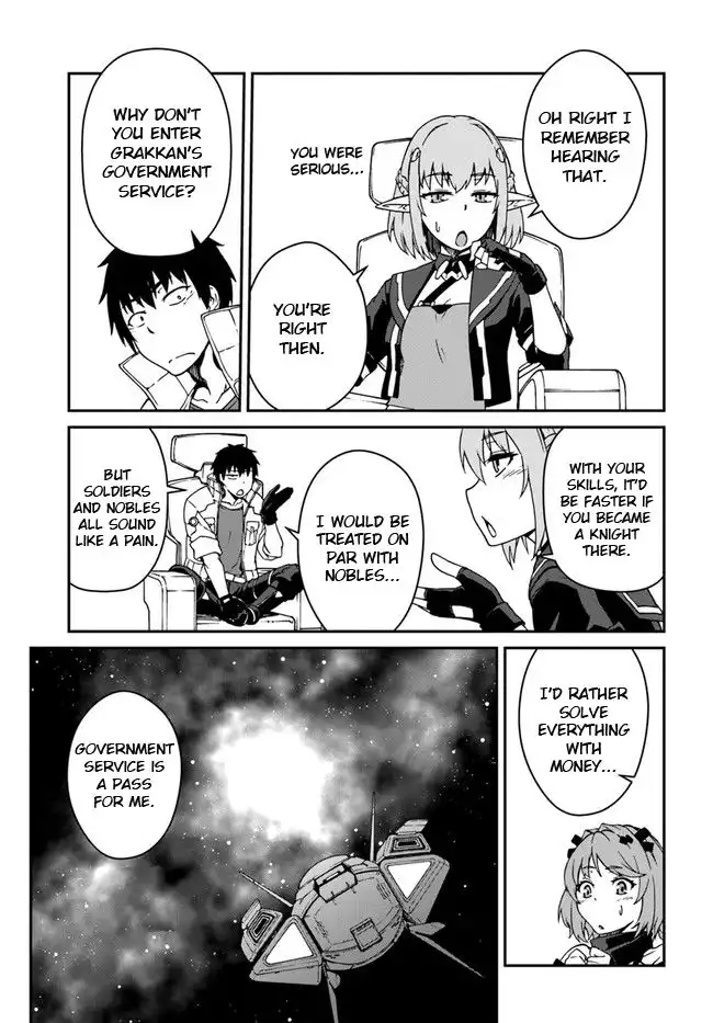 Mezametara Saikyou Soubi to Uchuusen-mochi Datta no de, Ikkodate Mezashite Youhei Toshite Jiyuu ni Ikitai Chapter 10.1 13